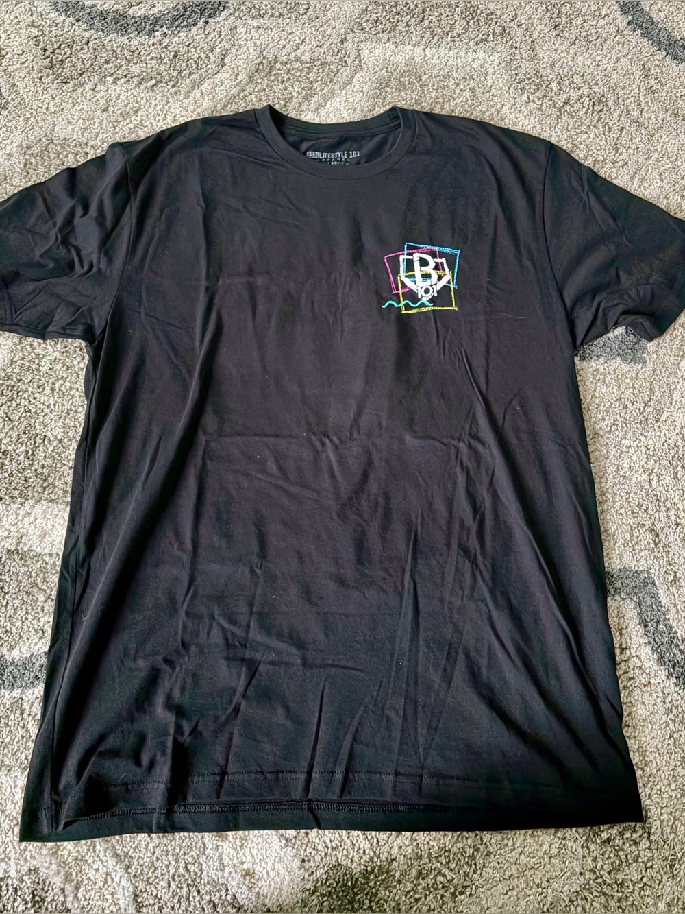 Baseball Lifestyle 101 Chalkboard Tee Adult XL NWT